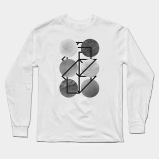 Planets, geometric art Long Sleeve T-Shirt